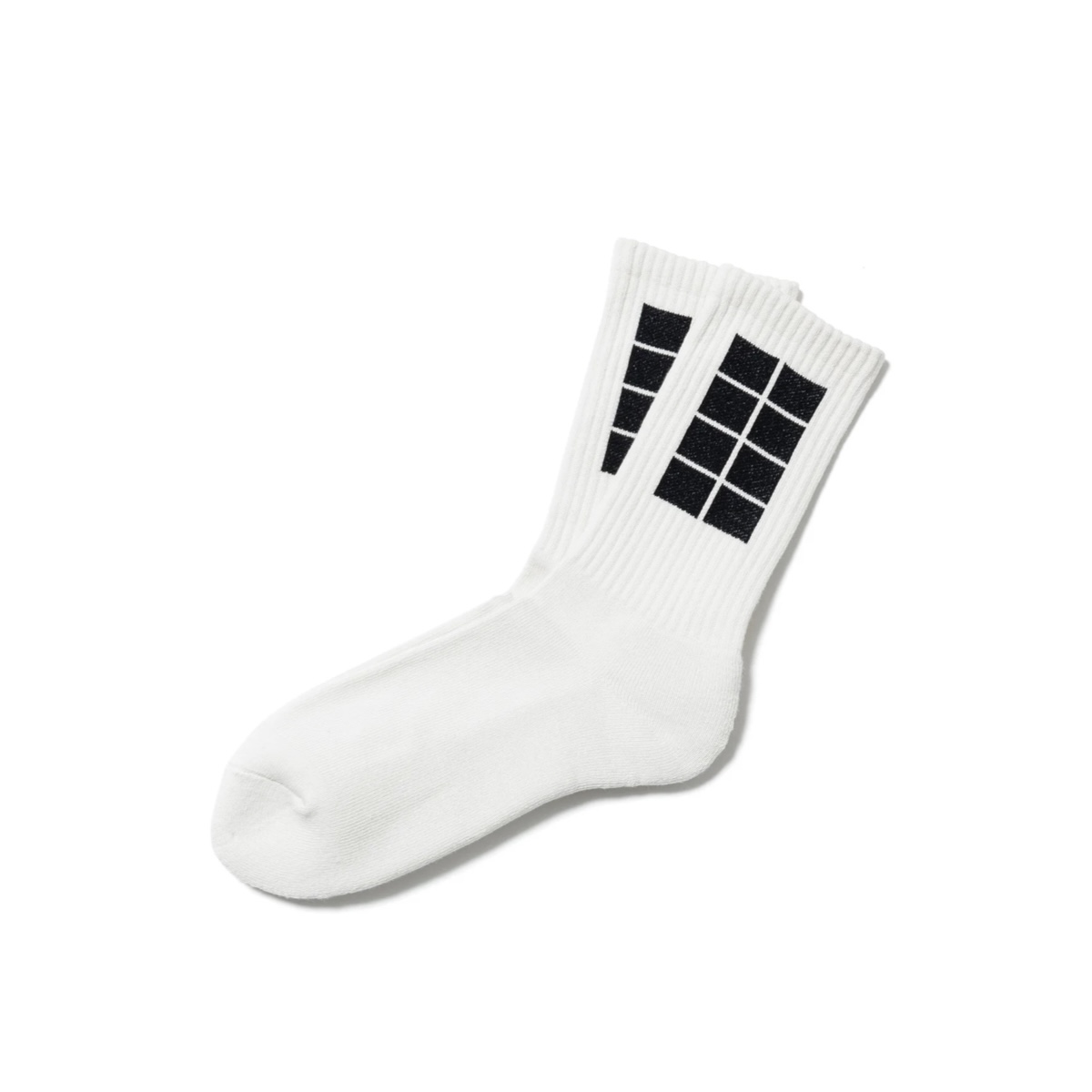F-LAGSTUF-F / "BOX LOGO" Socks  (White)