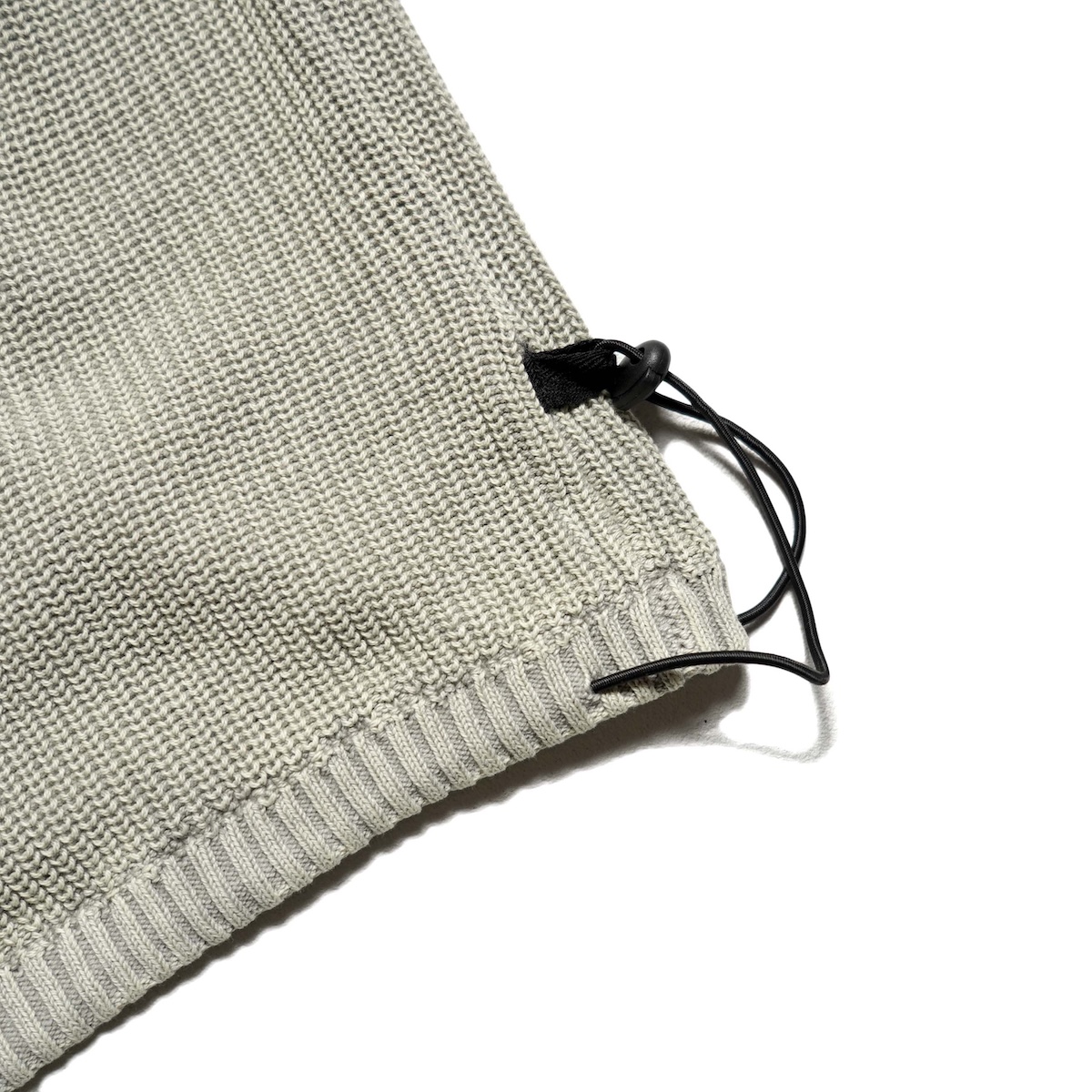 F-LAGSTUF-F / CPG FULL ZIP SS KNIT SHIRT (Beige) 裾