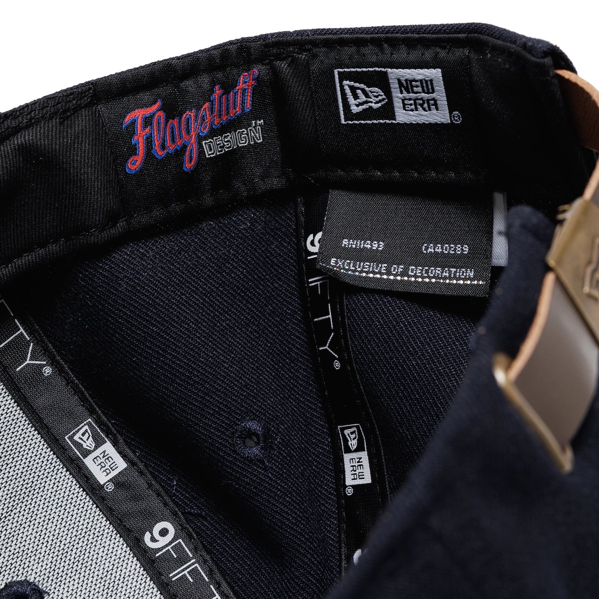 F-LAGSTUF-F × NEWERA / KANJI LOGO 9 FIFTY LP  (Navy) ライニング