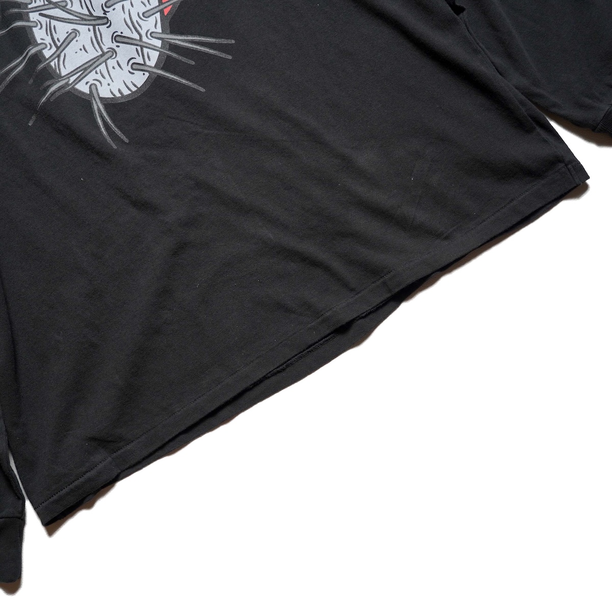 F-LAGSTUF-F / CACTUS TONGUE L/S T-SHIRT  - The Rolling Stones (Black) 裾