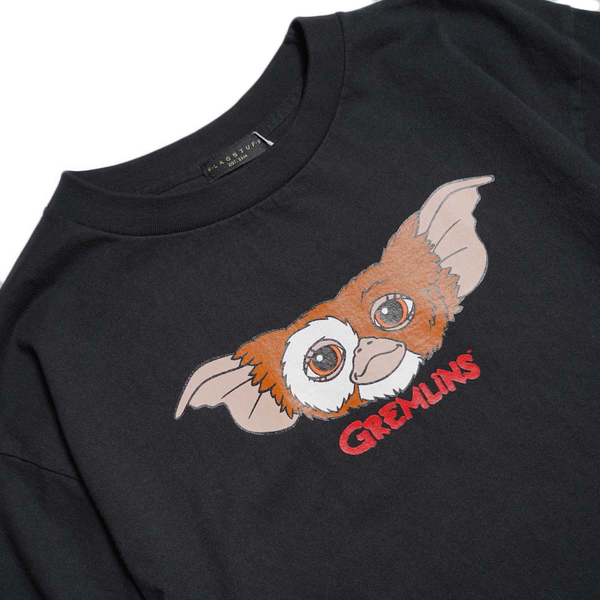 F-LAGSTUF-F / "GREMLINS" T-SHIRT (Black) ネック