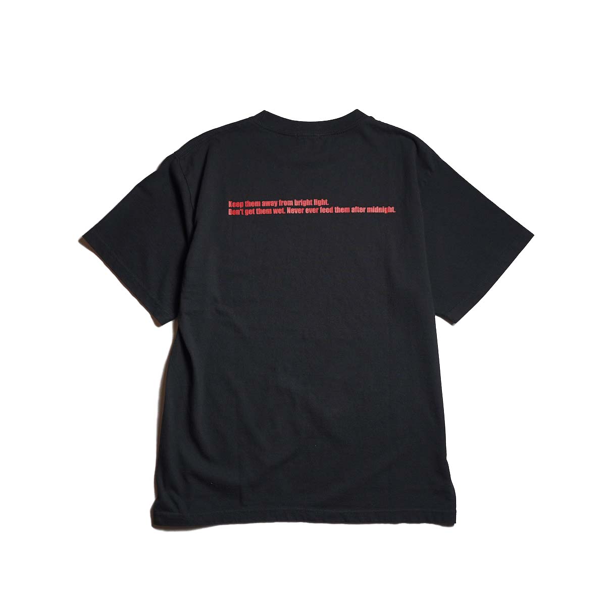 F-LAGSTUF-F / "GREMLINS" T-SHIRT (Black) 背面