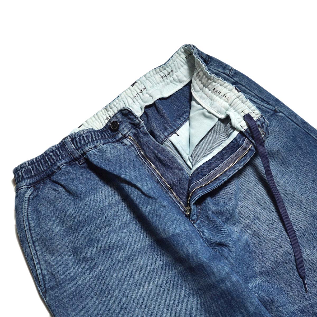FARAH / Easy Wide Tapered Slacks (Blue Vintage)