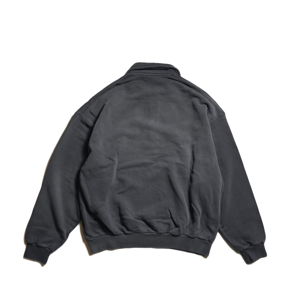 FARAH / Vintage Half Zip Sweatshirt (Faded Black)