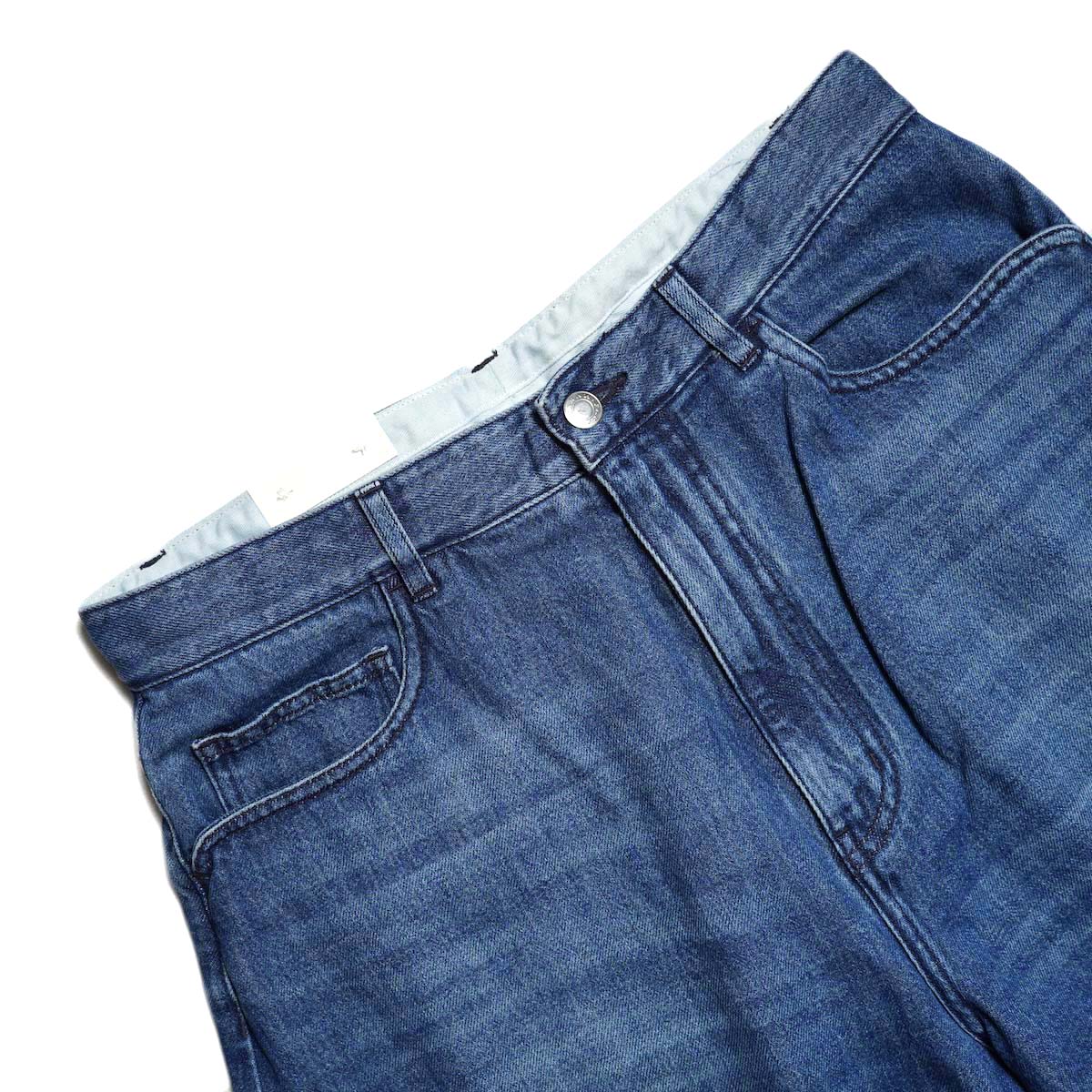 FARAH / BAGGY SHORTS (Blue Vintage) ウエスト