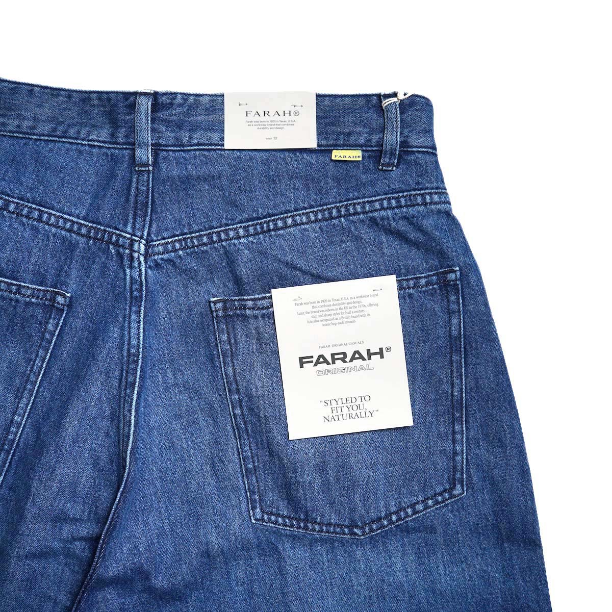 FARAH / BAGGY SHORTS (Blue Vintage) ヒップポケット
