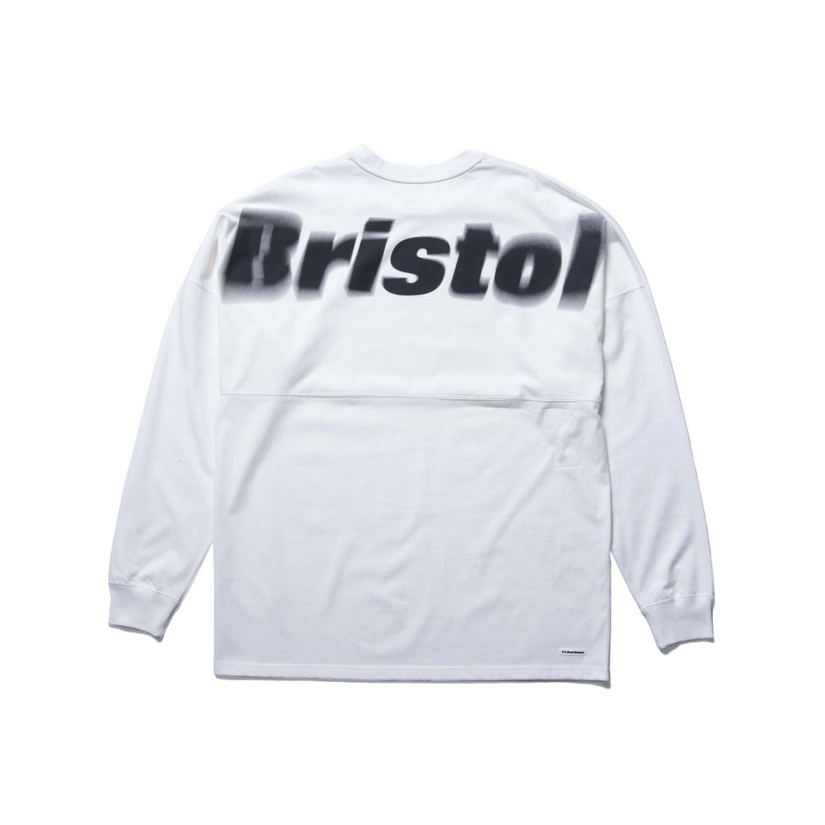 F.C.Real Bristol / BLURRED BIG LOGO L/S TEAM BAGGY TEE (White) 