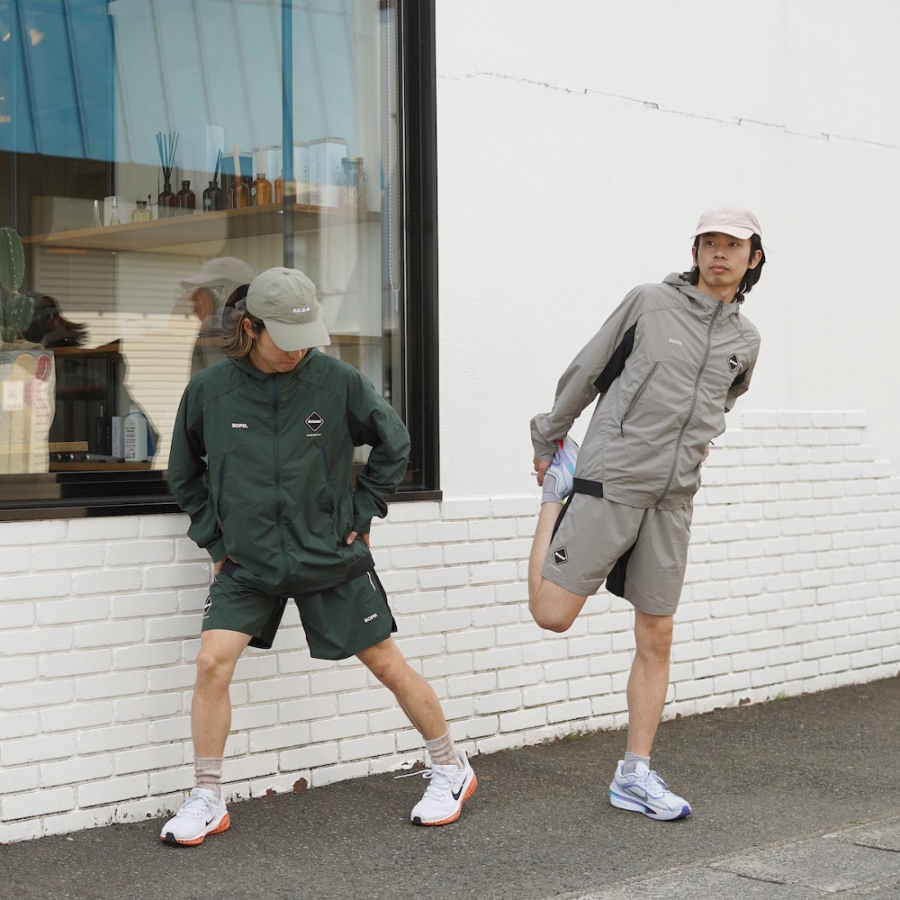 F.C.Real Bristol / BREATHABLE TRAIL SHORTS (Green)