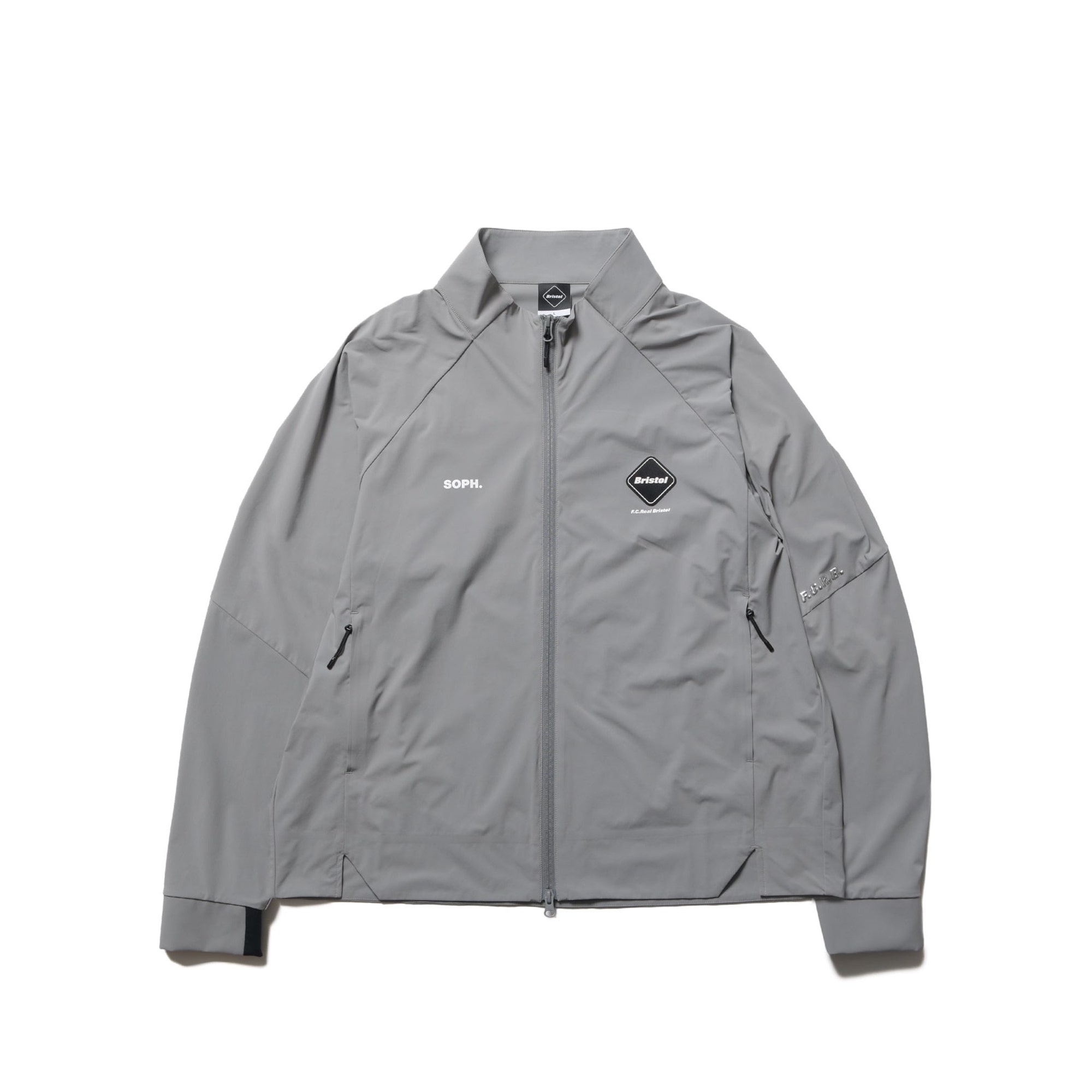 F.C.Real Bristol / CORDURA STRETCH TEAM TRACK JACKET (Light Gray)