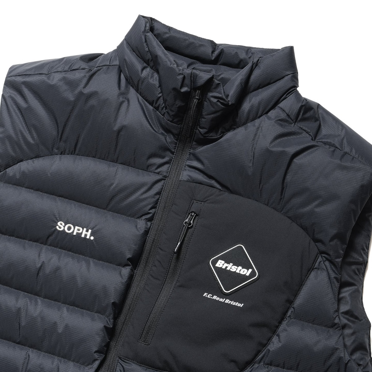 F.C.Real Bristol / EXPEDITION DOWN VEST (Black)