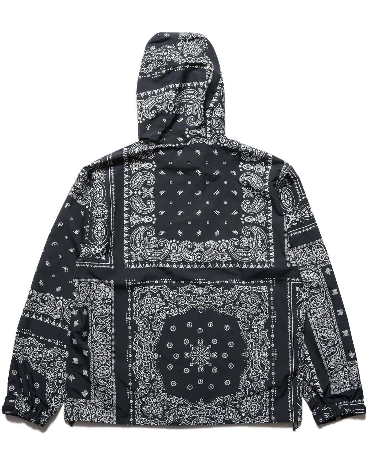 F.C.Real Bristol / BANDANA NYLON HOODED BLOUSON (Black)