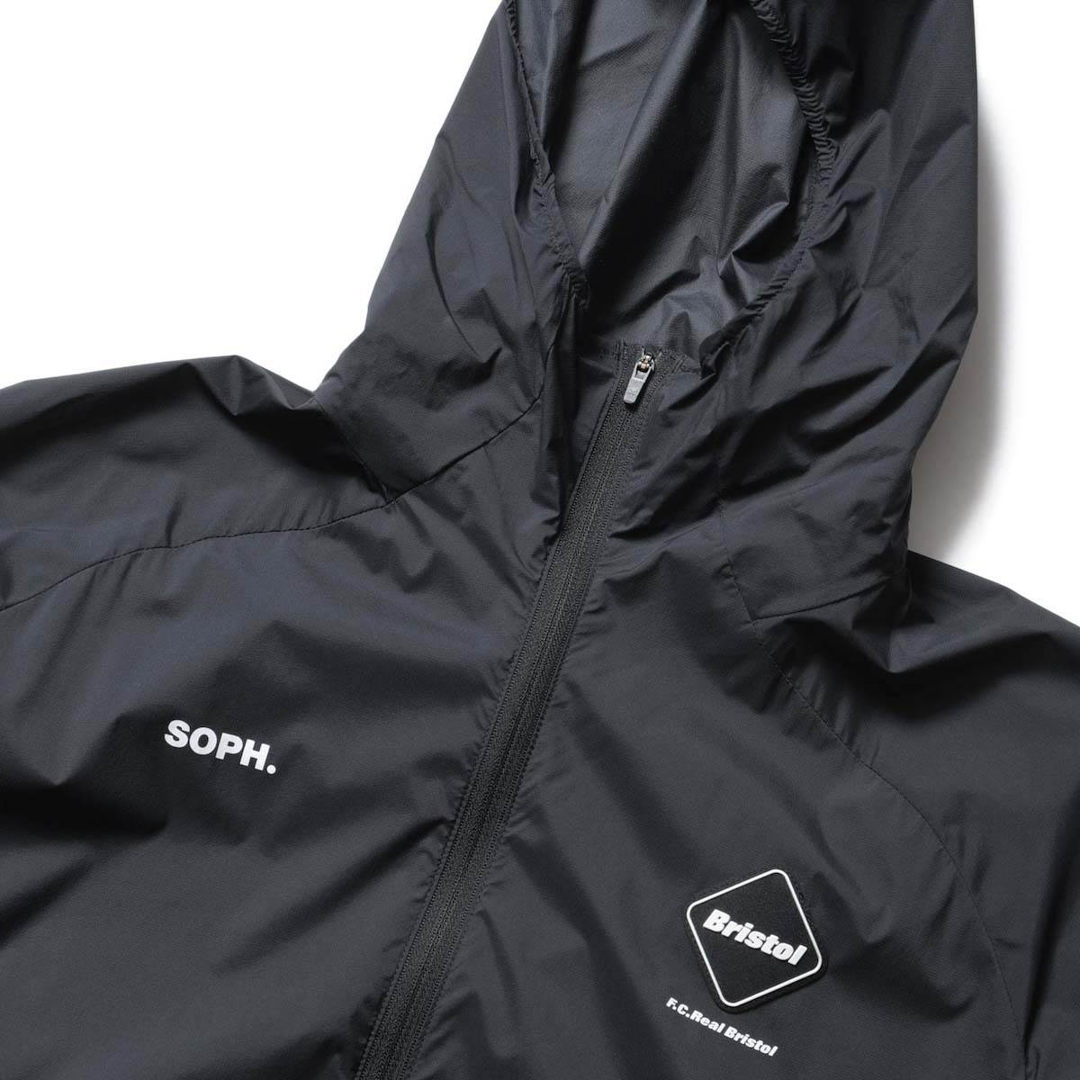 F.C.Real Bristol / LIGHT WEIGHT BREATHABLE PACKABLE HOODIE (Black)