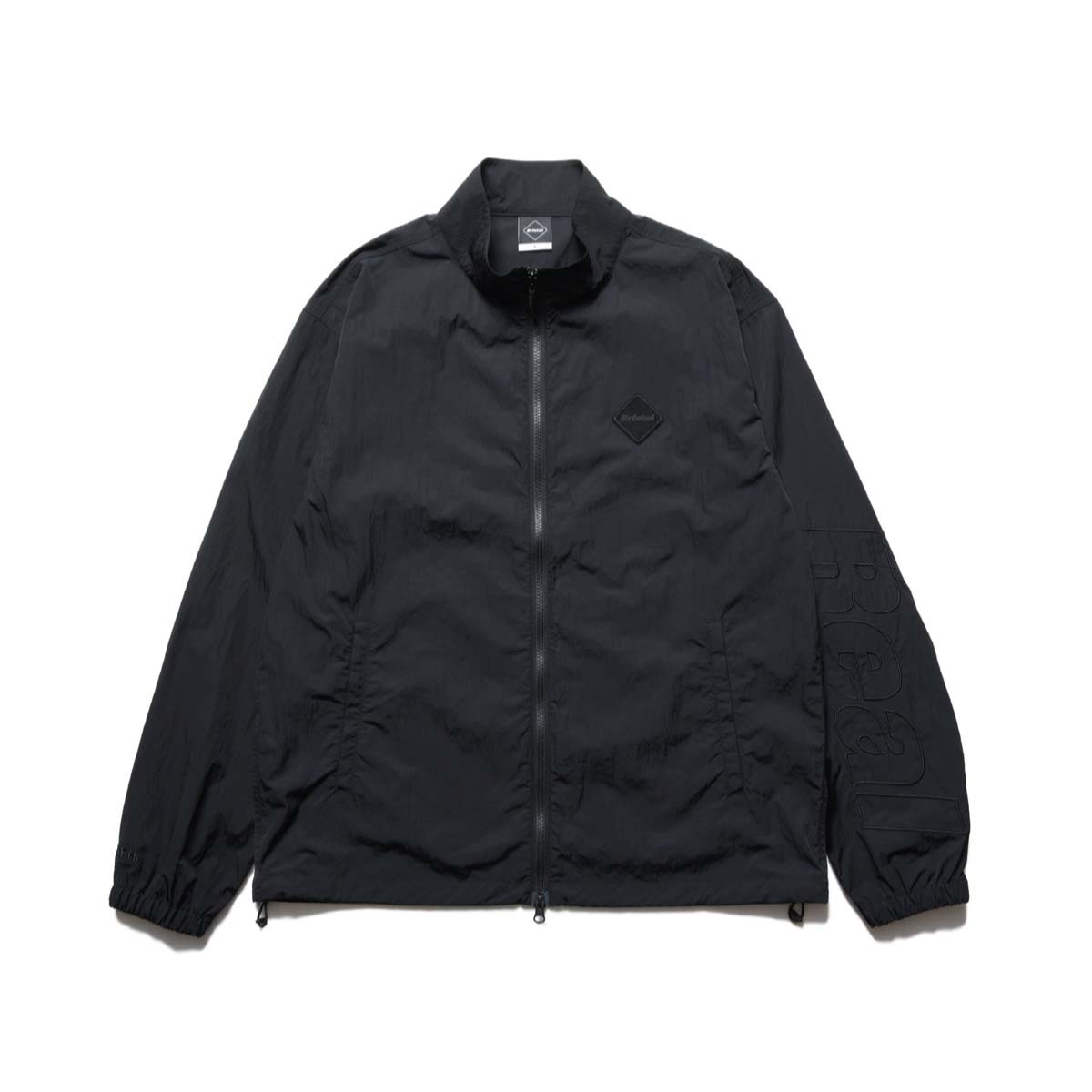 FCRB ナイロンベンチレーションベスト　ブラック　XL F.C.Real Bristol / BIG LOGO NYLON STAND COLLAR BLOUSON (Black)