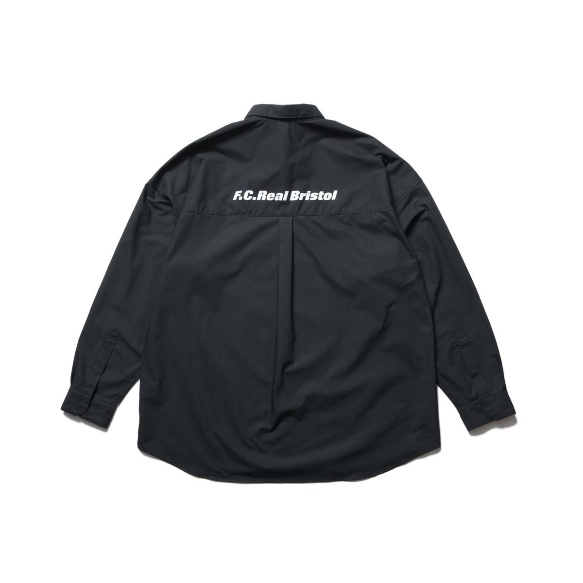 F.C.Real Bristol / AUTHENTIC FLY FRONT L/S SHIRT (Black)