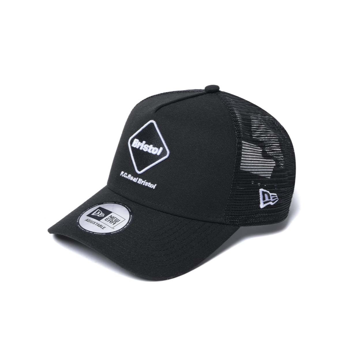 F.C.Real Bristol / NEW ERA EMBLEM 9FORTY A-FRAME MESH CAP (Black)