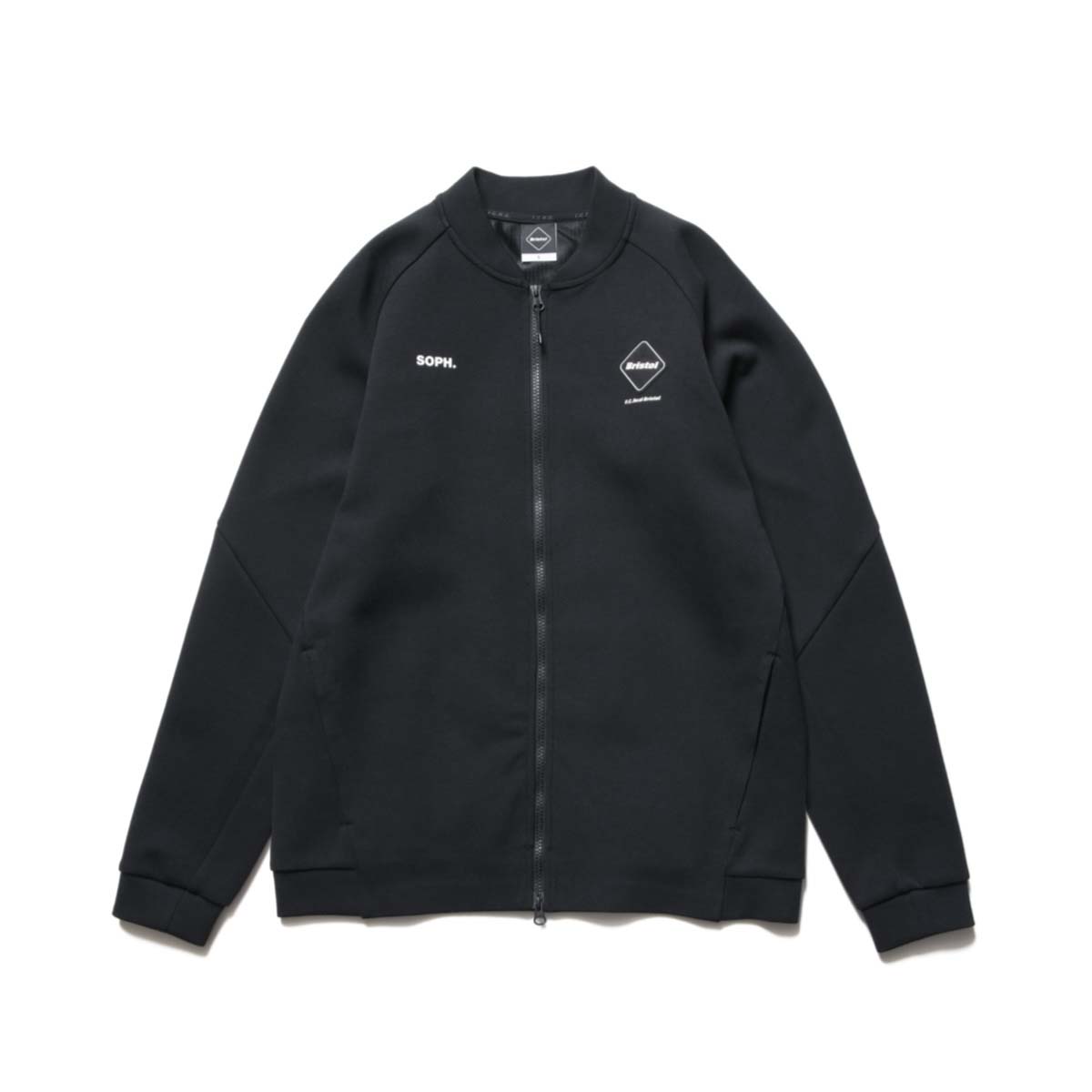 F.C.Real Bristol / TECH SWEAT VENTILATION JACKET (Black) 正面