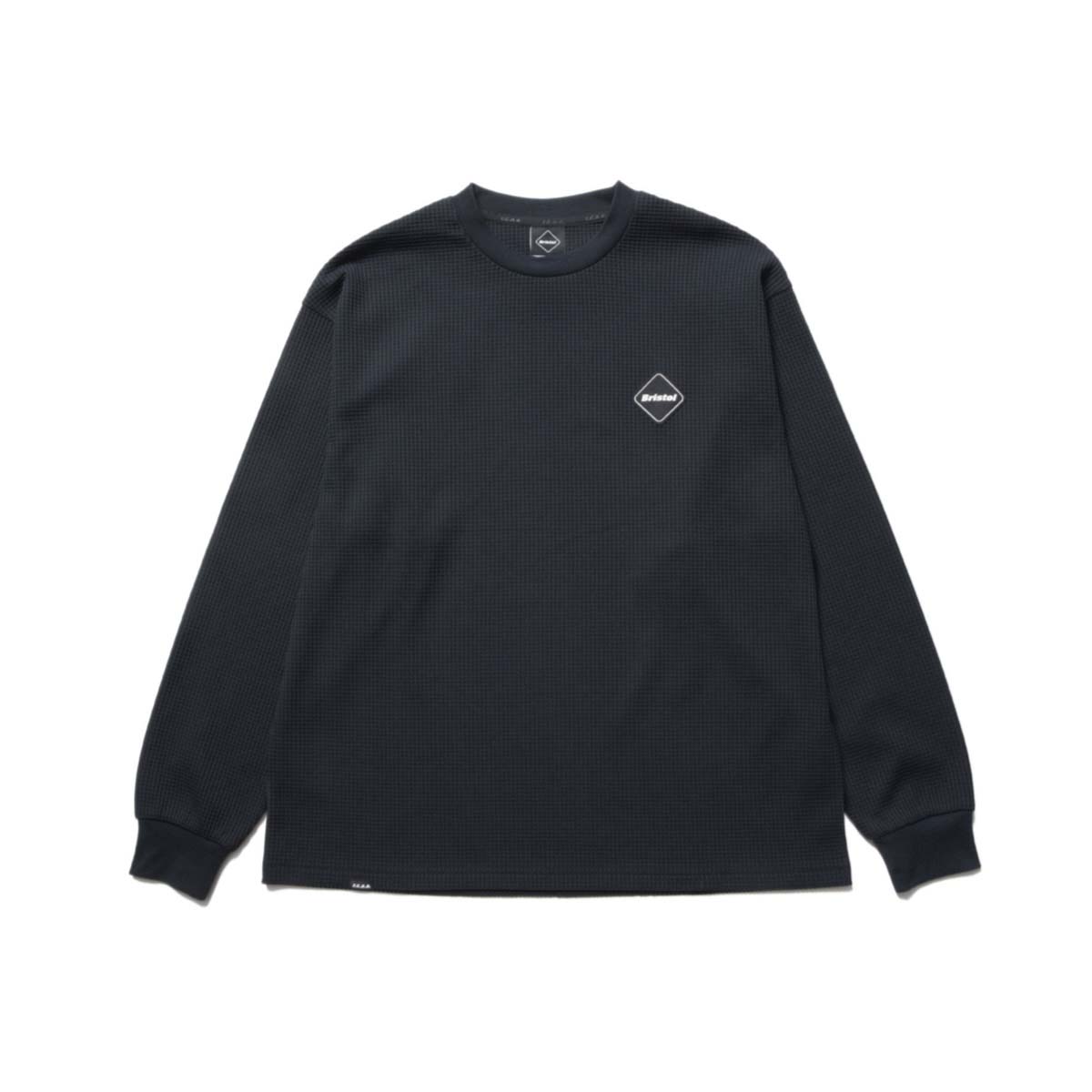 F.C.Real Bristol / TECH WAFFLE LOUNGE L/S TOP (Black)