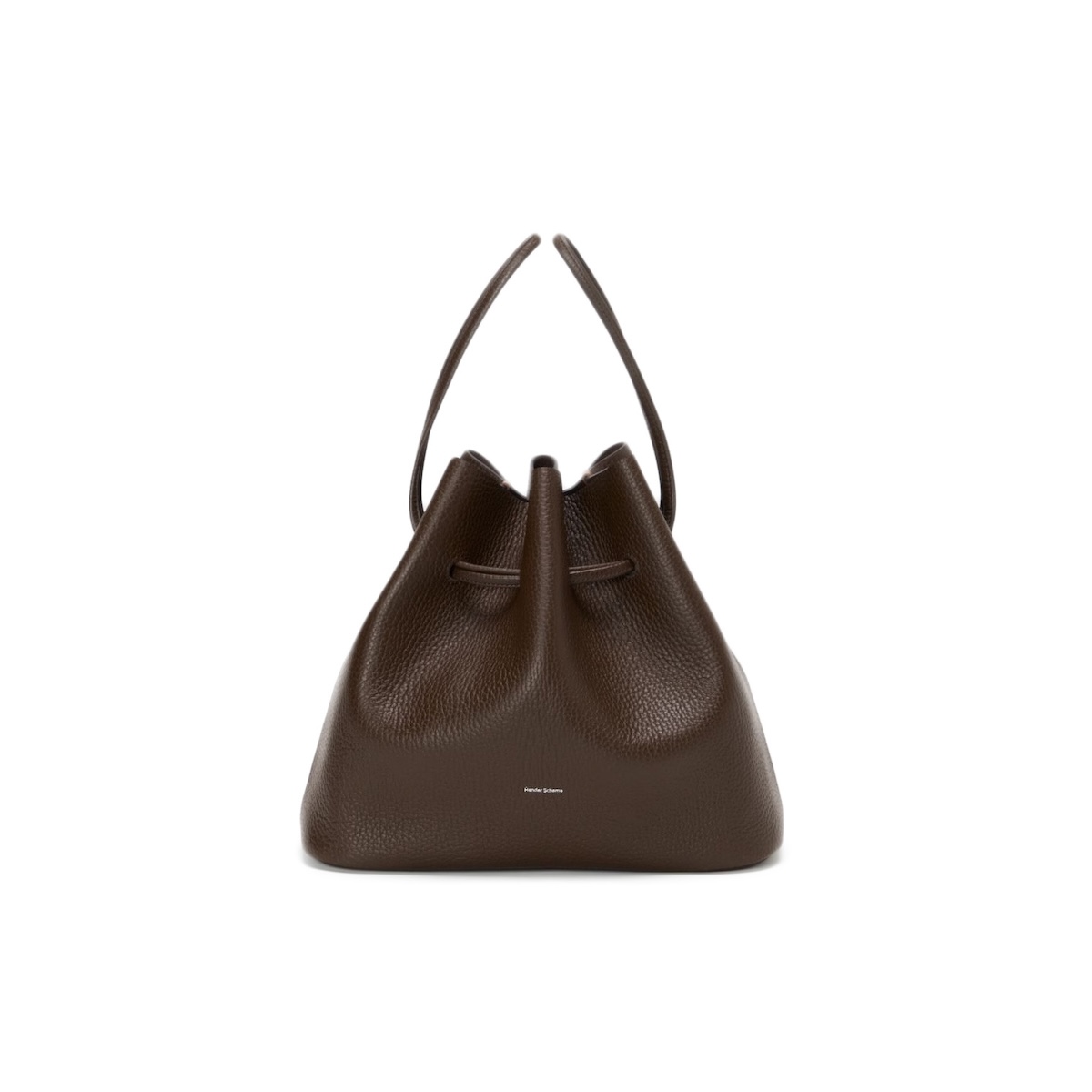 Hender Scheme / bucket bag (dark brown) 正面