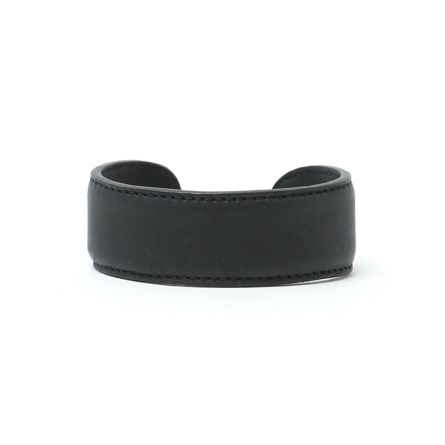 HOBO / BANGLE NARROW COW LEATHER (Black)