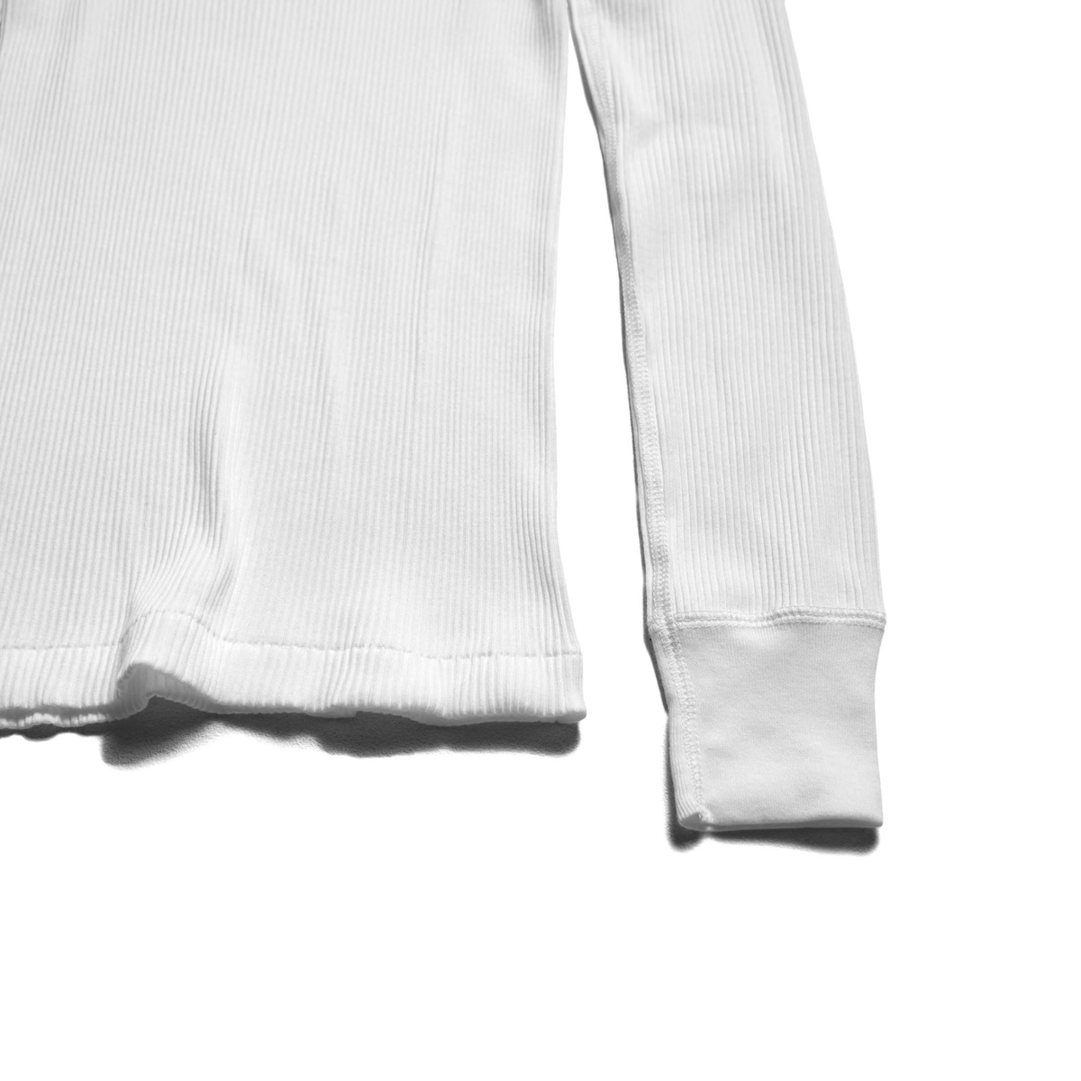 HYKE / LONG-SLV TEE (White)