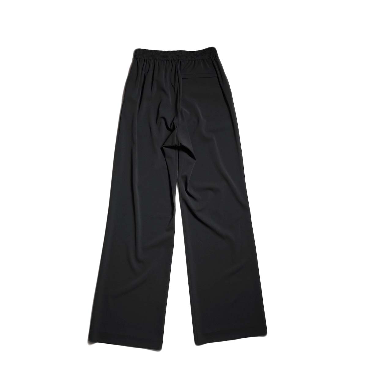 HYKE / STRETCH WIDE LEG PANTS (Black)