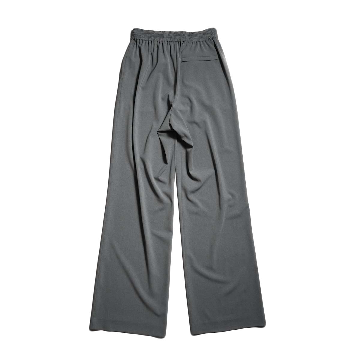 HYKE / STRETCH WIDE LEG PANTS (Charcoal)
