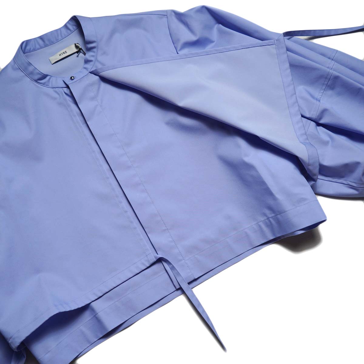 HYKE / T/C BALLOON SLEEVE BLOUSE (Blue)