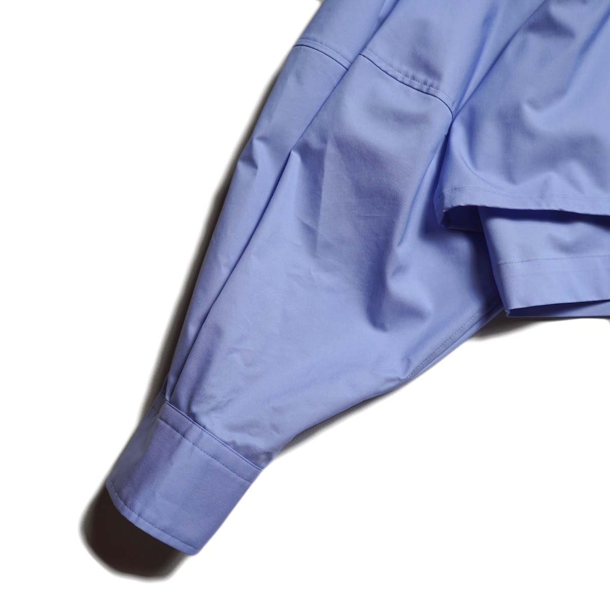 HYKE / T/C BALLOON SLEEVE BLOUSE (Blue)