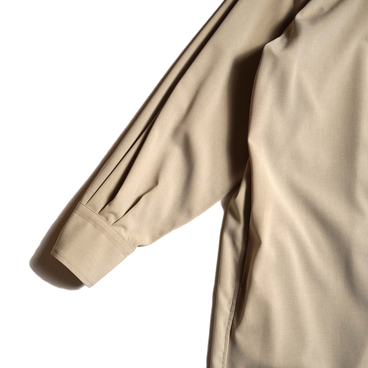 HYKE / MAXI SHIRT DRESS (Beige) 袖