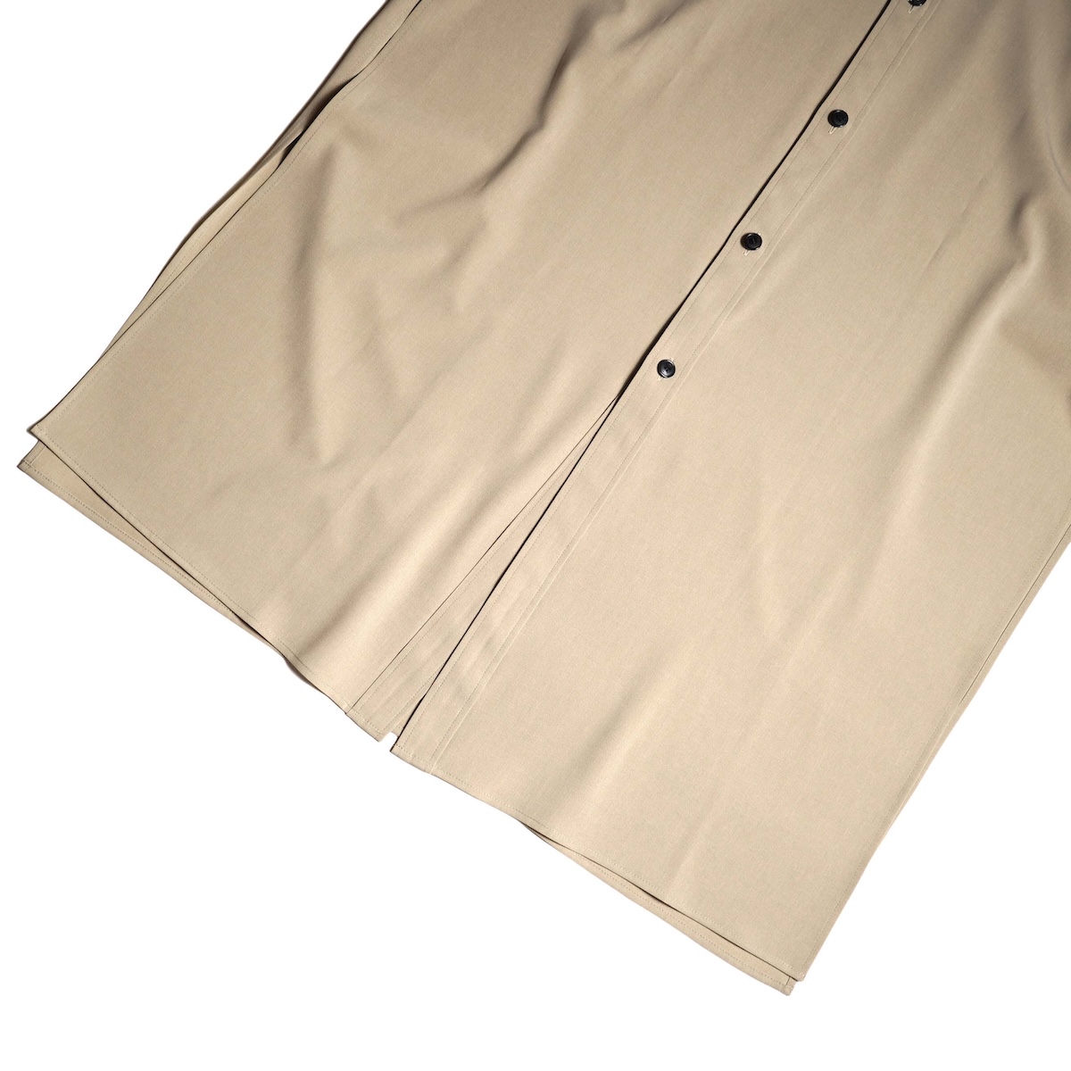 HYKE / MAXI SHIRT DRESS (Beige) 裾