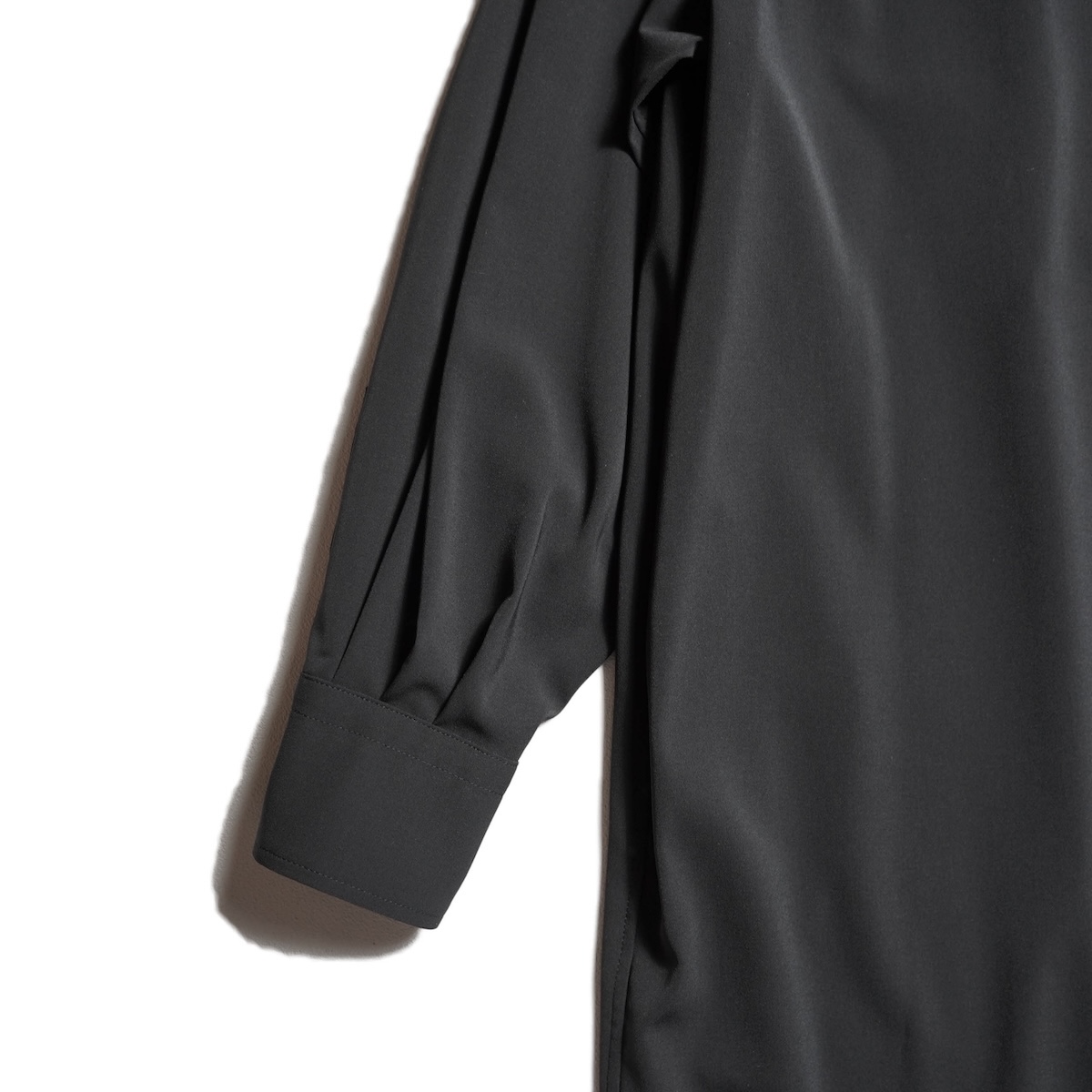HYKE / MAXI SHIRT DRESS (Black)