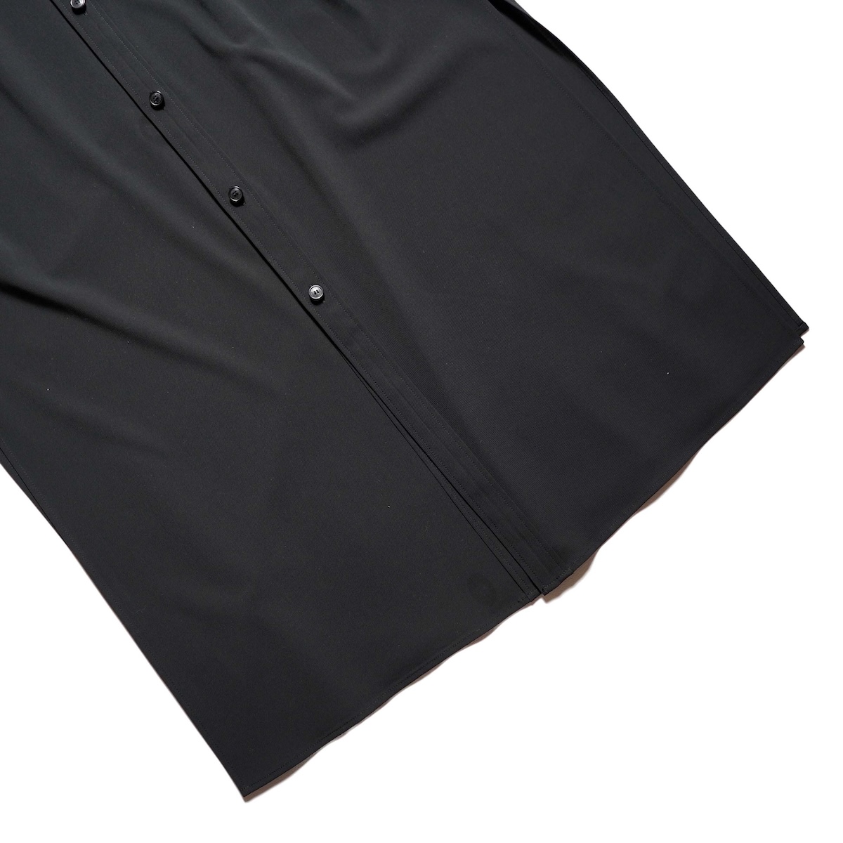 HYKE / MAXI SHIRT DRESS (Black)