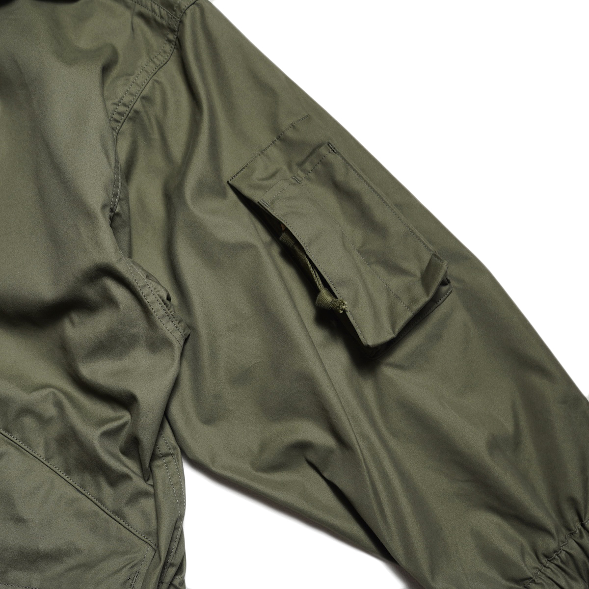 HYKE / N/C TYPE M-48 FIELD COAT (Olive Drab) 袖
