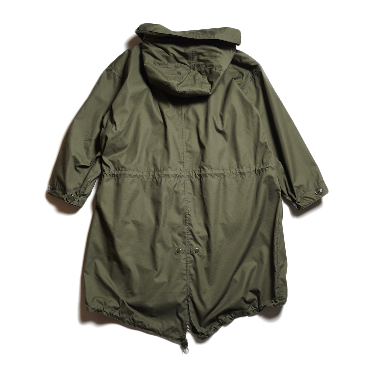 HYKE / N/C TYPE M-48 FIELD COAT (Olive Drab) 背面