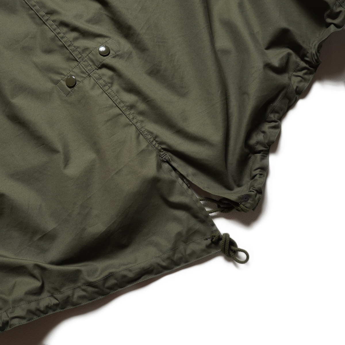 HYKE / N/C TYPE M-48 FIELD COAT (Olive Drab) 裾コード
