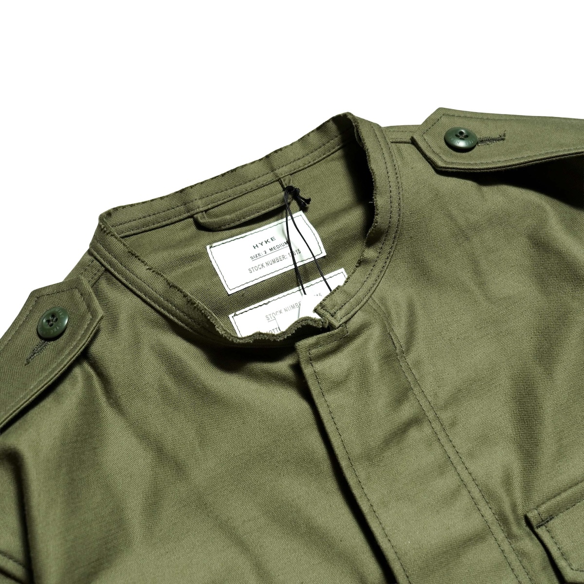HYKE / TYPE M-51 CROPPED FIELD JACKE (Olive Drab)