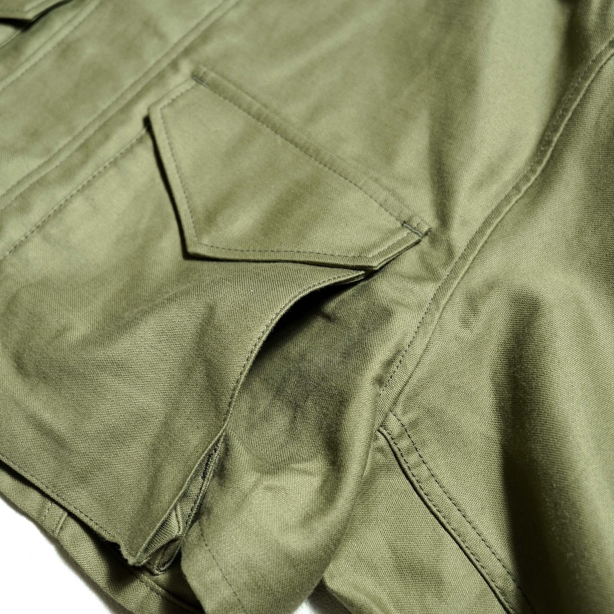 HYKE / TYPE M-51 CROPPED FIELD JACKE (Olive Drab)