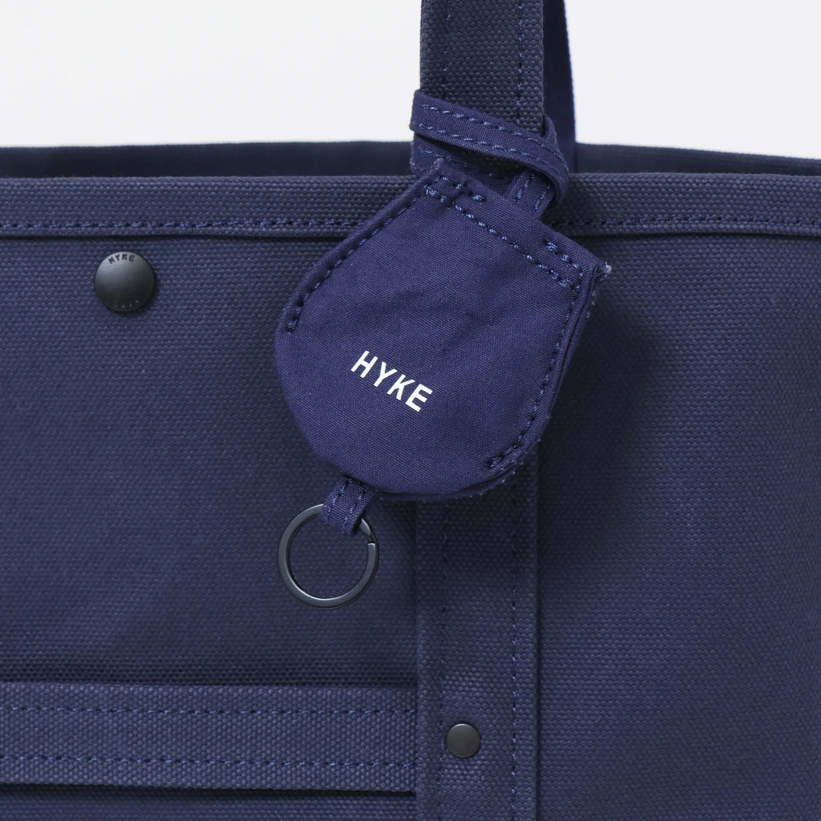 HYKE  / TOTE BAG - MEDIUM (Navy) 付属パーツ