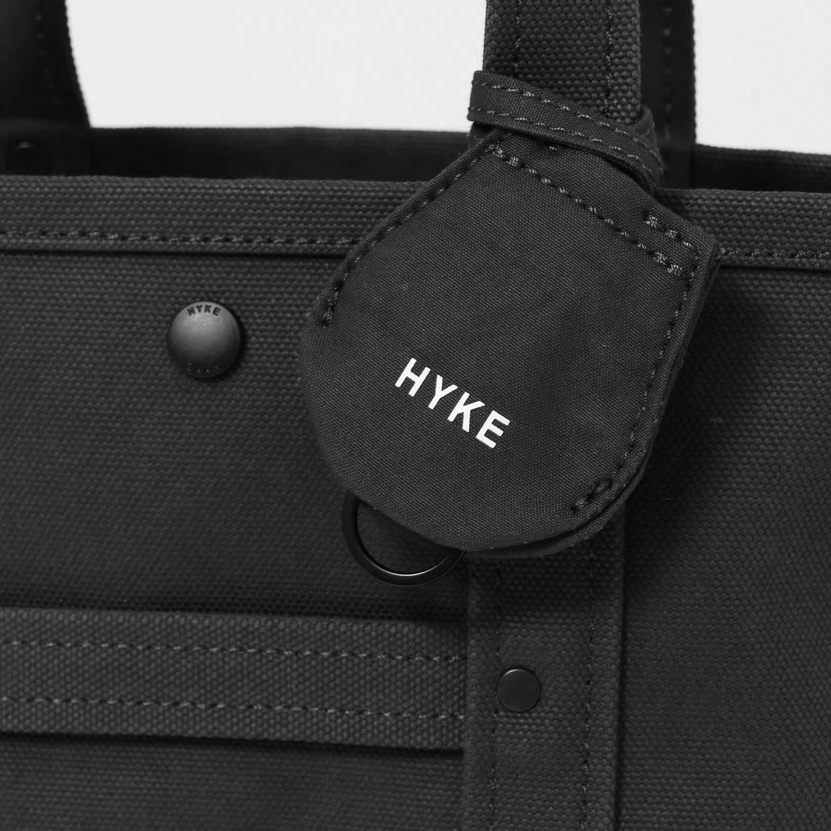 HYKE  / TOTE BAG - SMALL (Black) 付属パーツ