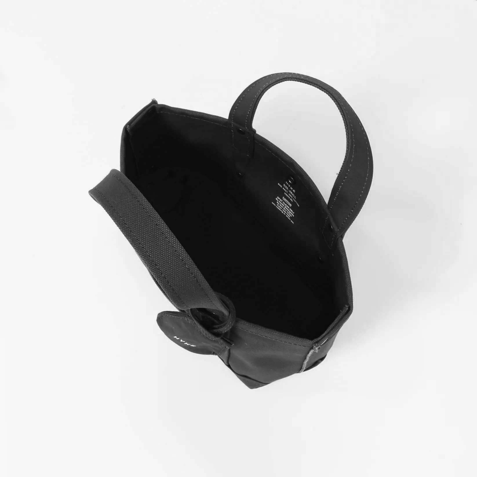HYKE  / TOTE BAG - SMALL (Black) 内装