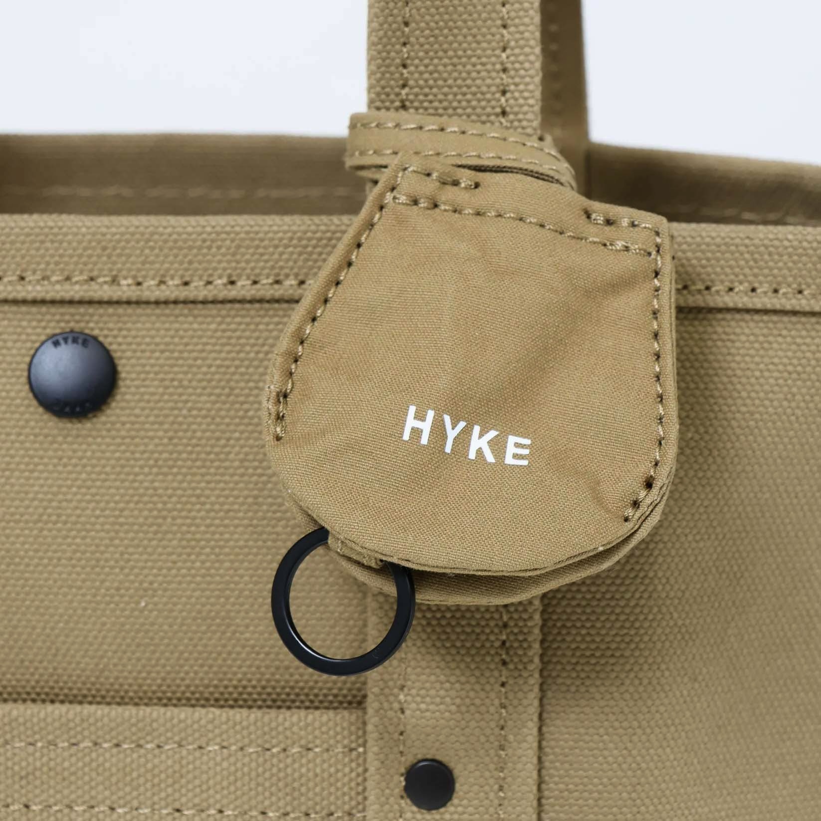 HYKE  / TOTE BAG - SMALL (Khaki) 付属パーツ