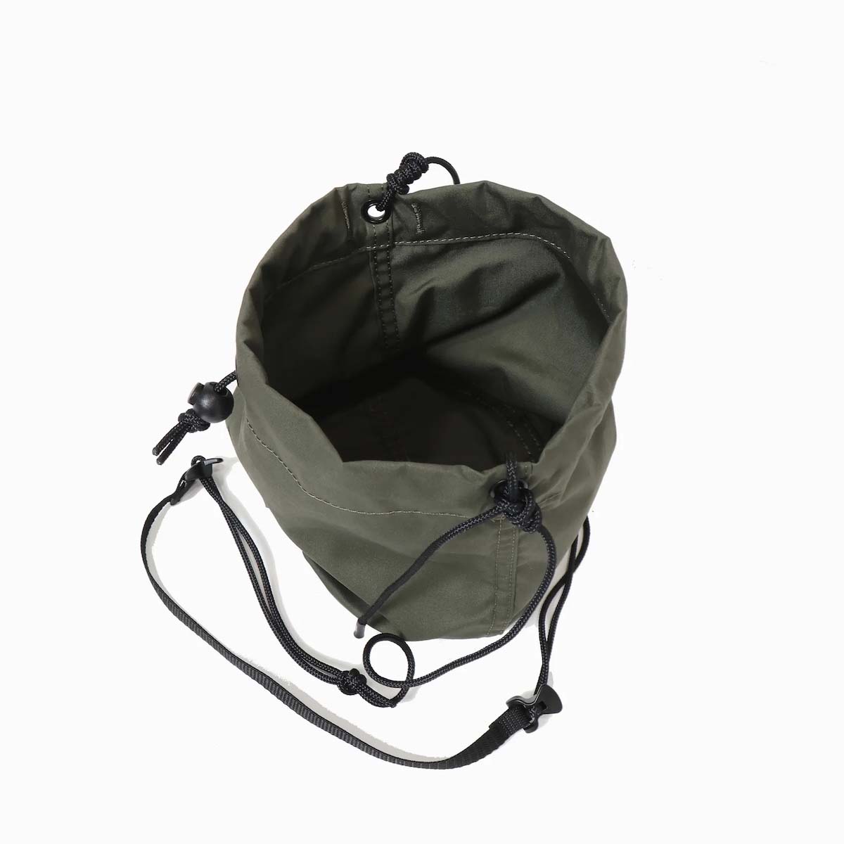 HYKE  / SHOULDER POUCH (Olive Drab) 内装