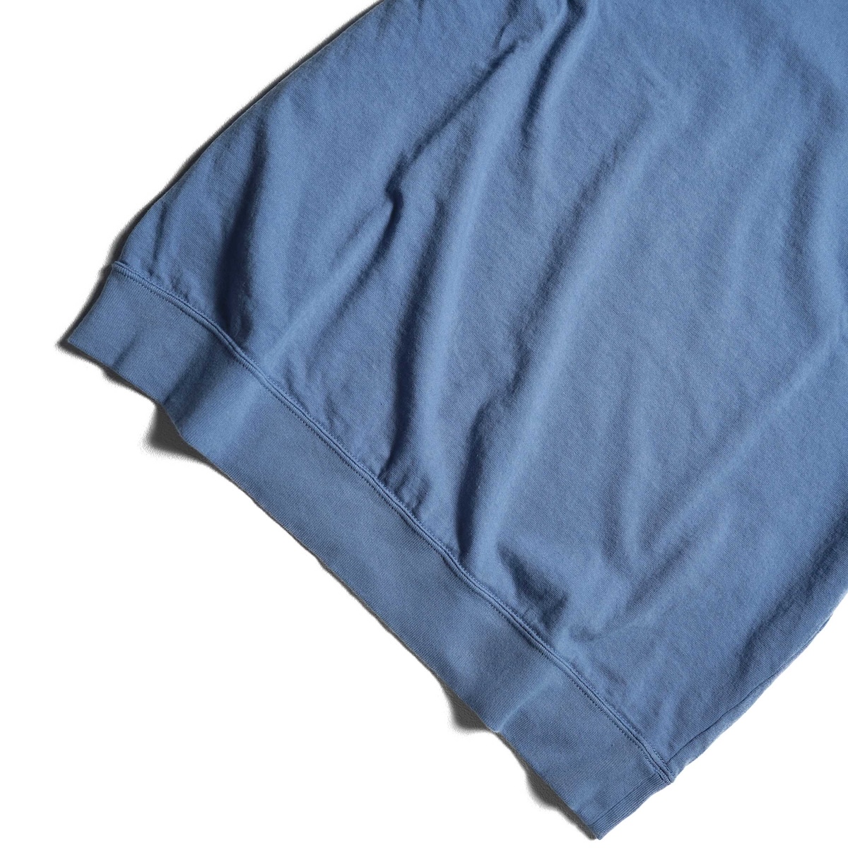 Jackman / RIB T-Shirt (Retro Saxe)裾