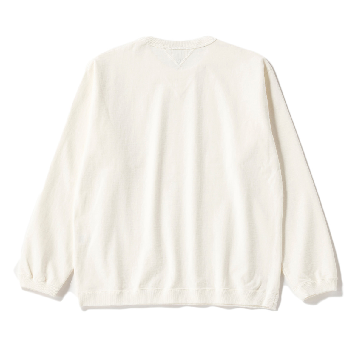 Jackman ホワイト XL 長袖カットソー Jackman / Dotsume Rib LS T-Shirt (offwhite)