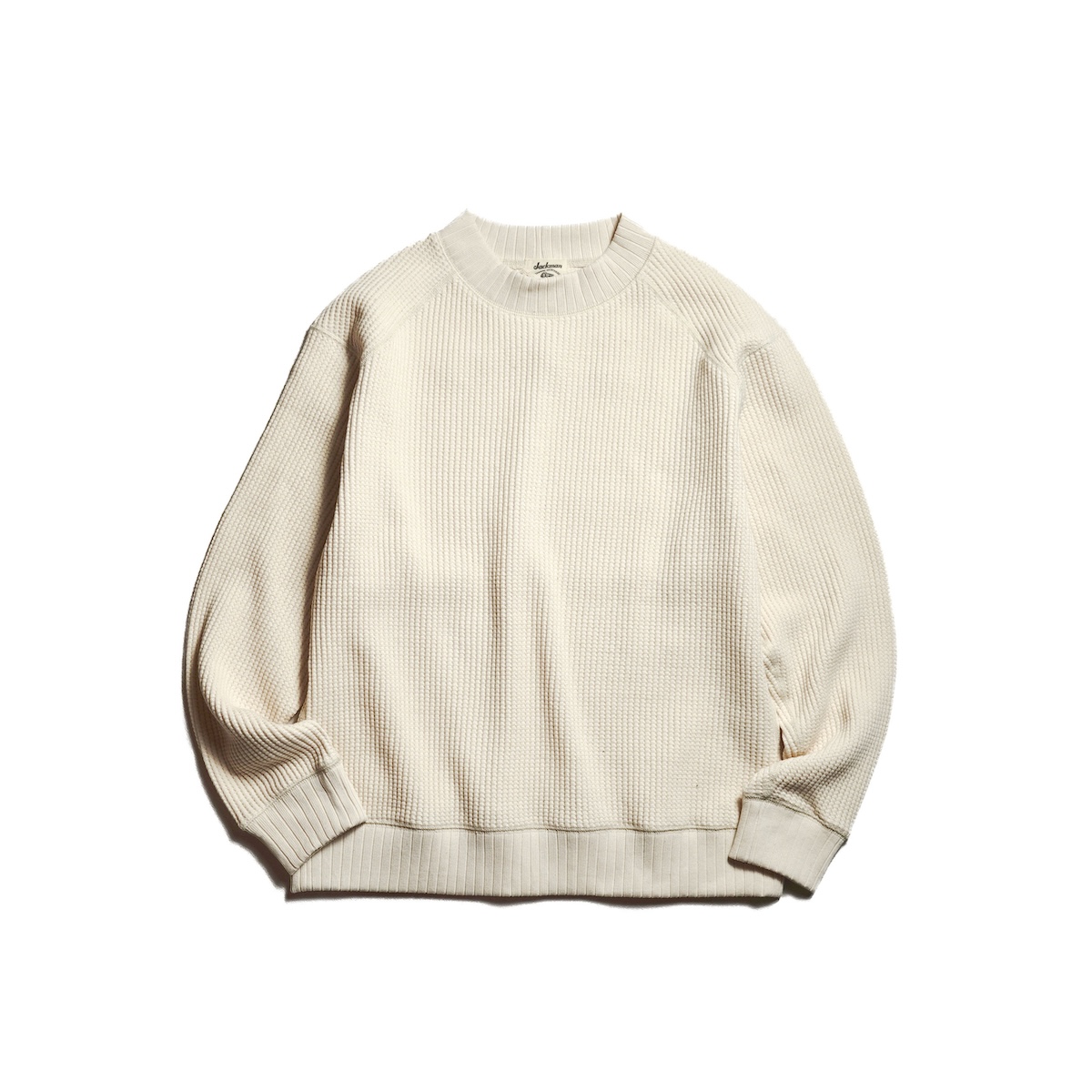 Jackman / Waffle Mid-neck (Ivory)
