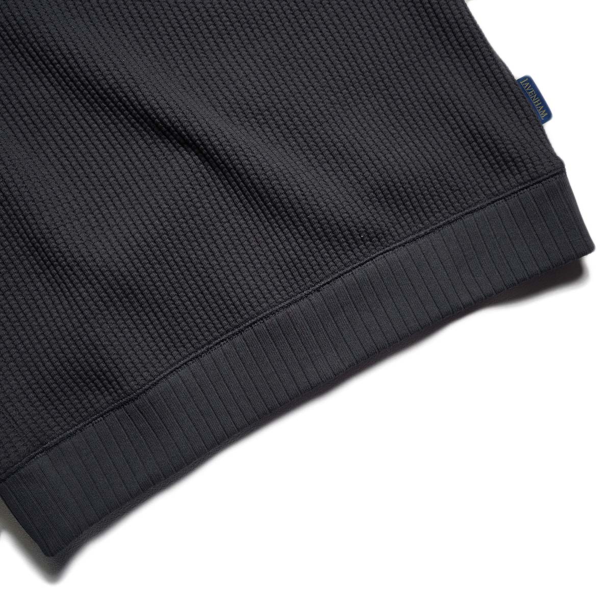 Jackman / Waffle Armored Midneck (Deep Navy) 裾リブ