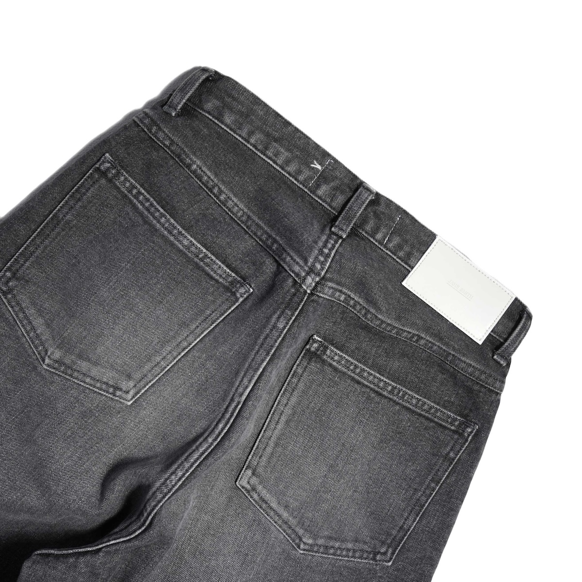 ♡JANE SMITH♡ デニム25インチ　ブラック JANE SMITH / 14.5oz DENIM IN TUCK COMFORT TAPERED PANTS