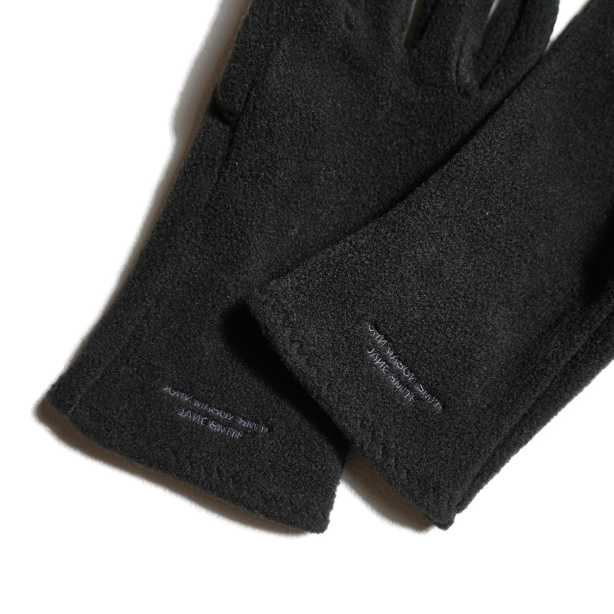 JANE SMITH / FLEECE THREE FINGERLESS GLOVES (Navy / Black)