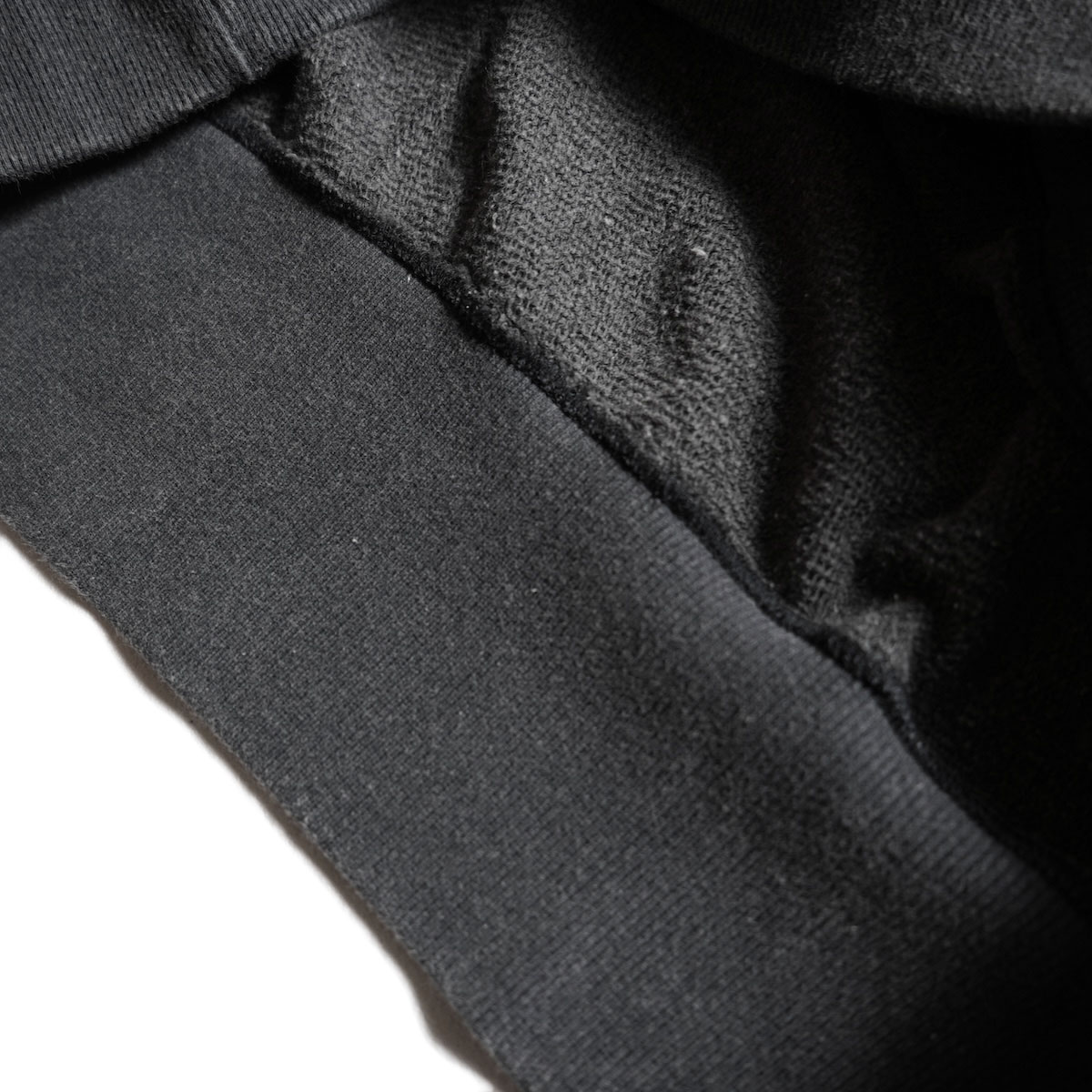 JANE SMITH / FROSTING COTTON FLEECE SNAP COLLAR PULLOVER