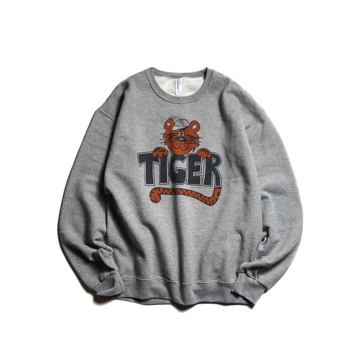 JERZEES / TIGER CREW SWEAT (Gray)